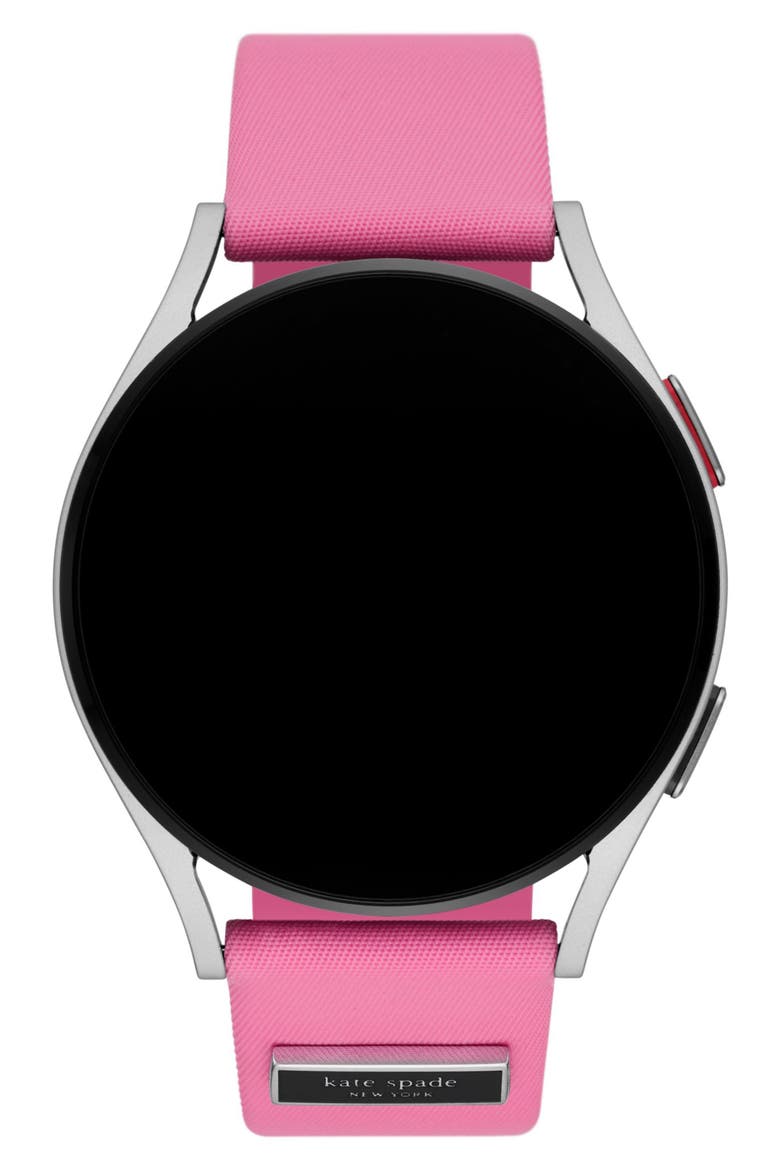 nylon 20mm Apple Watch® watchband, Alternate, color, PINK