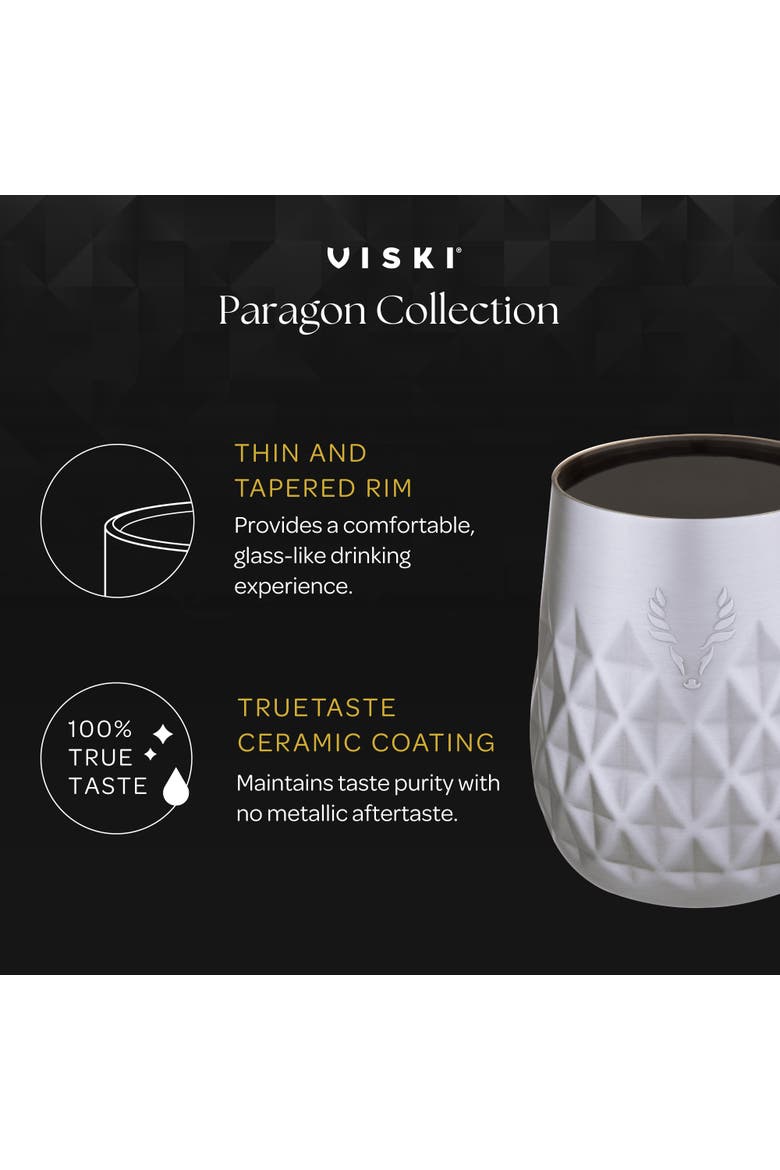 Paragon Stainless Steel Wine Tumbler, Alternate, color, Platinum