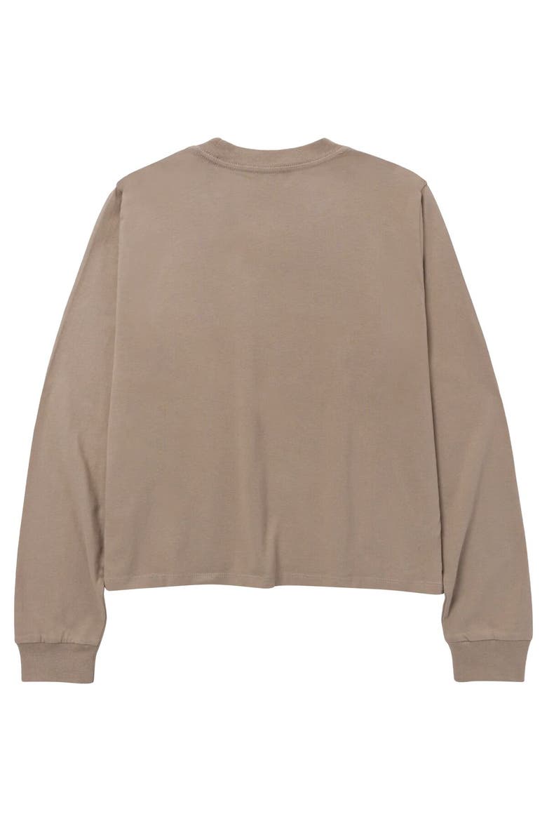 National Parks Collage Boxy Long-Sleeve T-Shirt - Women's, Alternate, color, Mushroom Grey