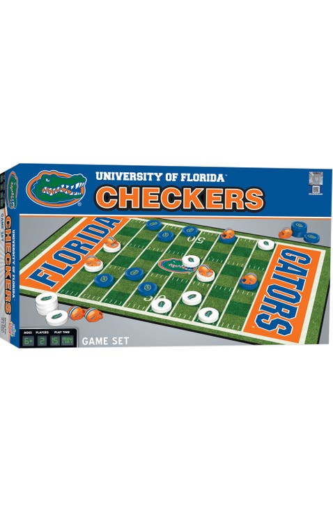 Florida Gators Checkers Board Game