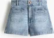 H&M High-waisted Denim Shorts