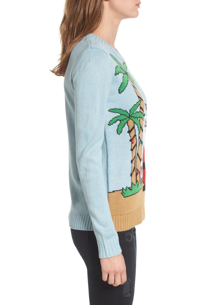 Beach Santa Sweater, Alternate, color, BEACH SANTA CLAUS