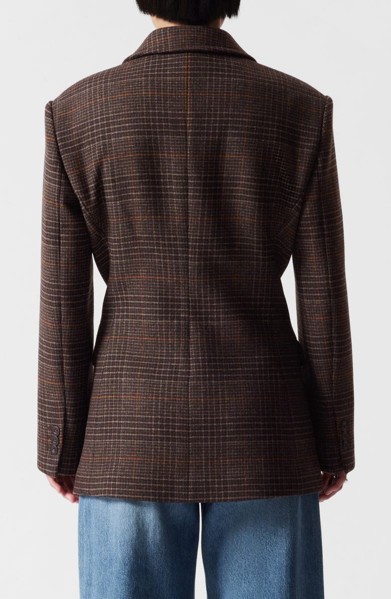 & Other Stories Plaid One-Button Blazer, Alternate, color, 