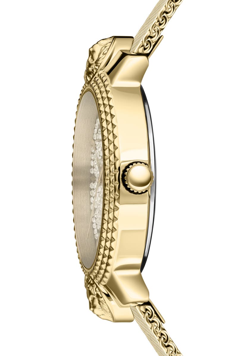 VERSUS Versace Mouffetard Mesh Band Watch, 38mm, Alternate, color, 
