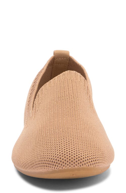 Danskin Dream Knit Flat In Camel