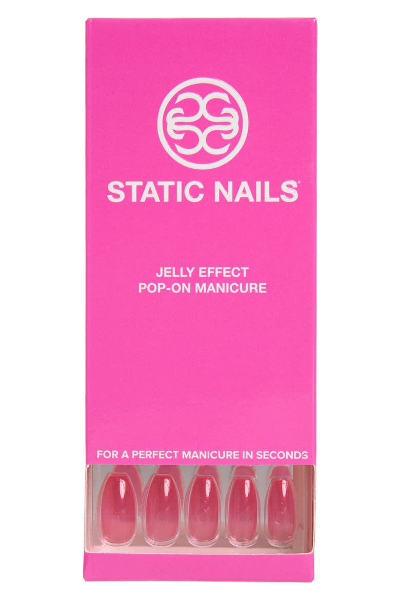 Fun Girl Pop-On Reusable Manicure Set, Main, color, FUN GIRL COFFIN
