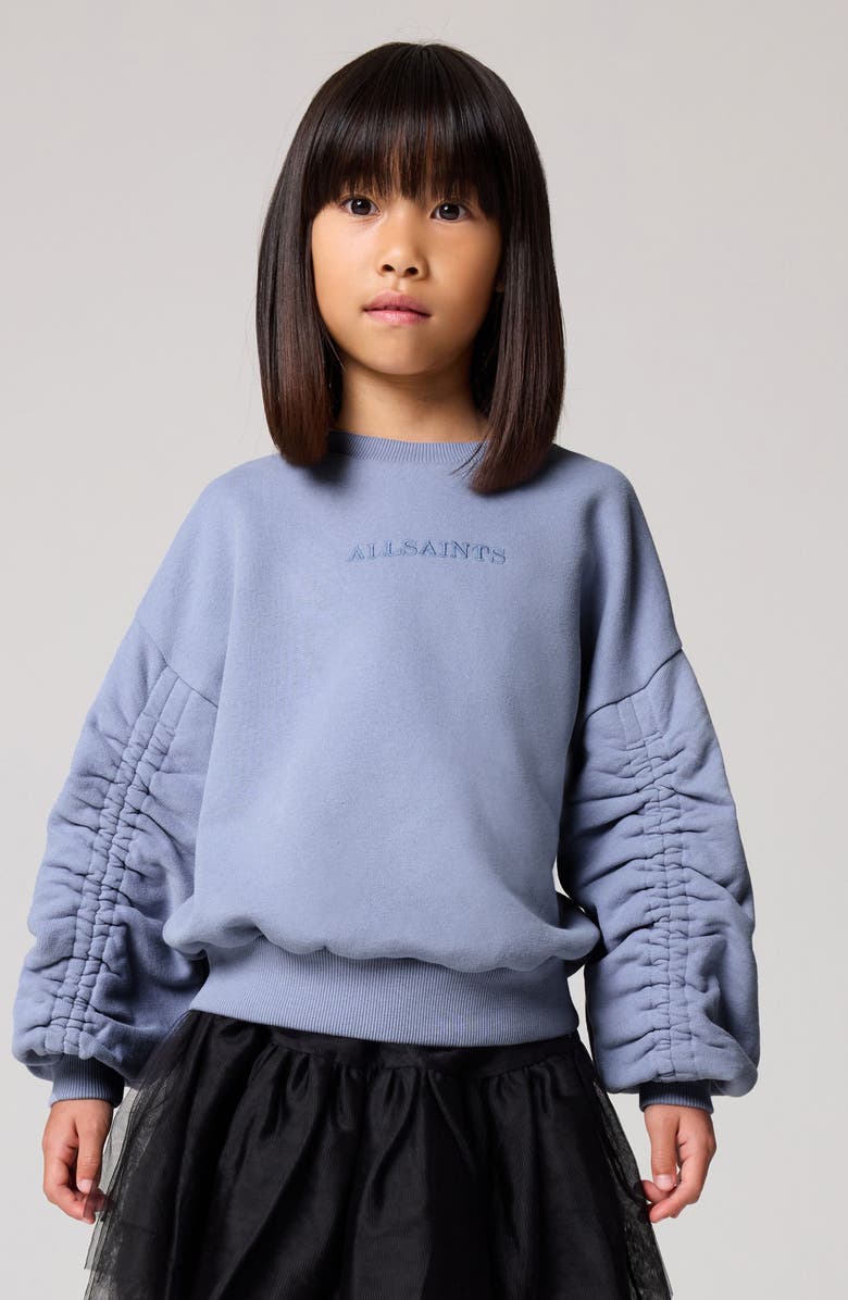 Kids' Ruched Sleeve Sweatshirt