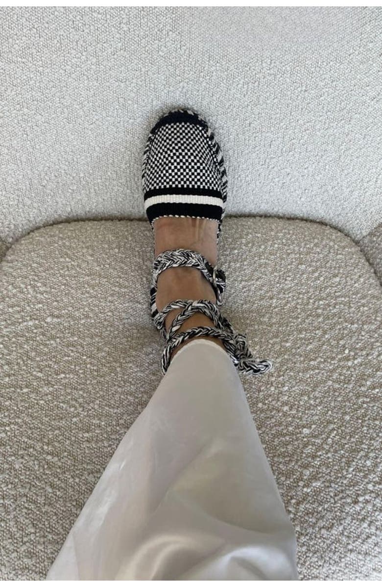 Amambaih Amparo new Espadrilles, Alternate, color, Ivory-Black