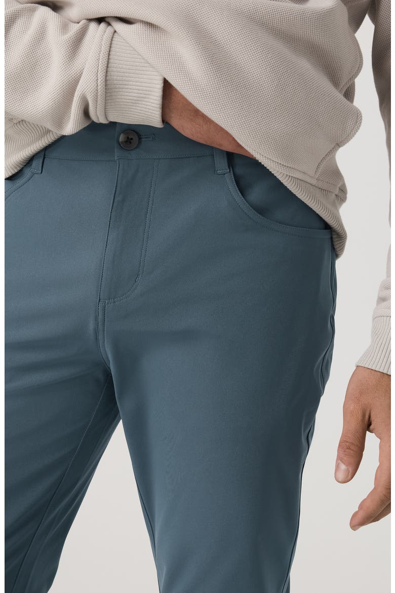 Meta Athletic Slim Pants, Alternate, color, BLUE SEA