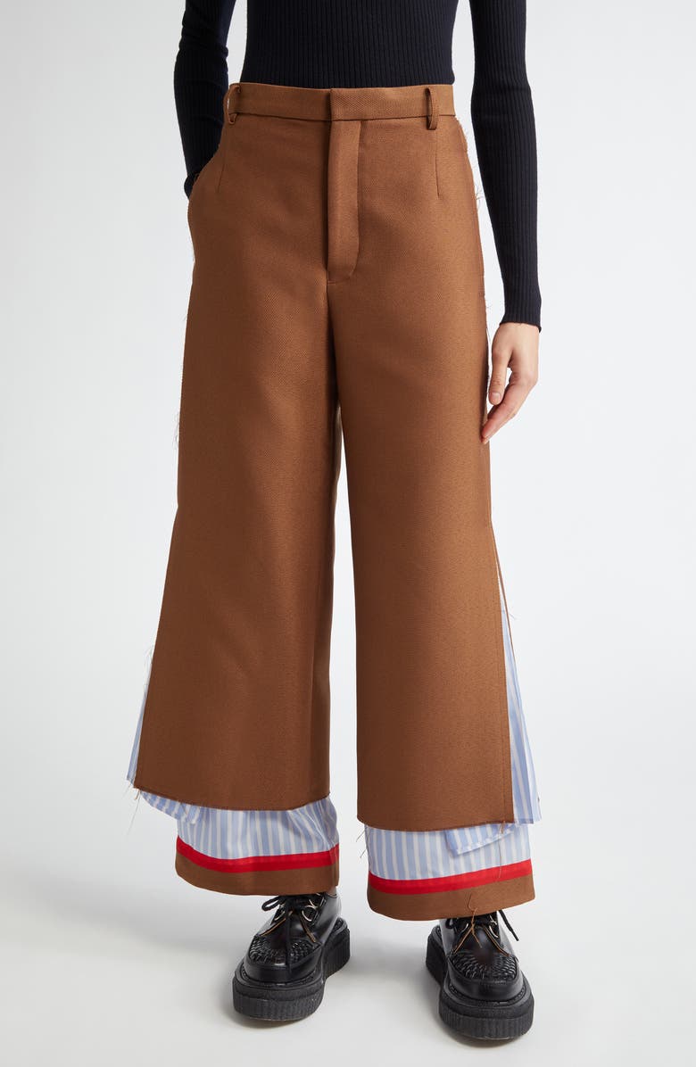 Undercover Spliced Mixed Media Pants, Main, color, 