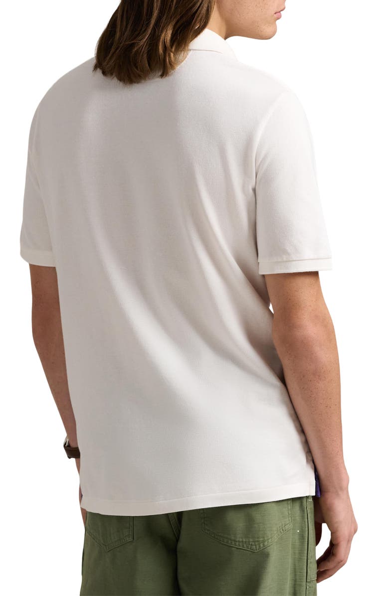 Polo Ralph Lauren Classic Fit Mesh Cotton Graphic Polo, Alternate, color, Tahiti Island Club