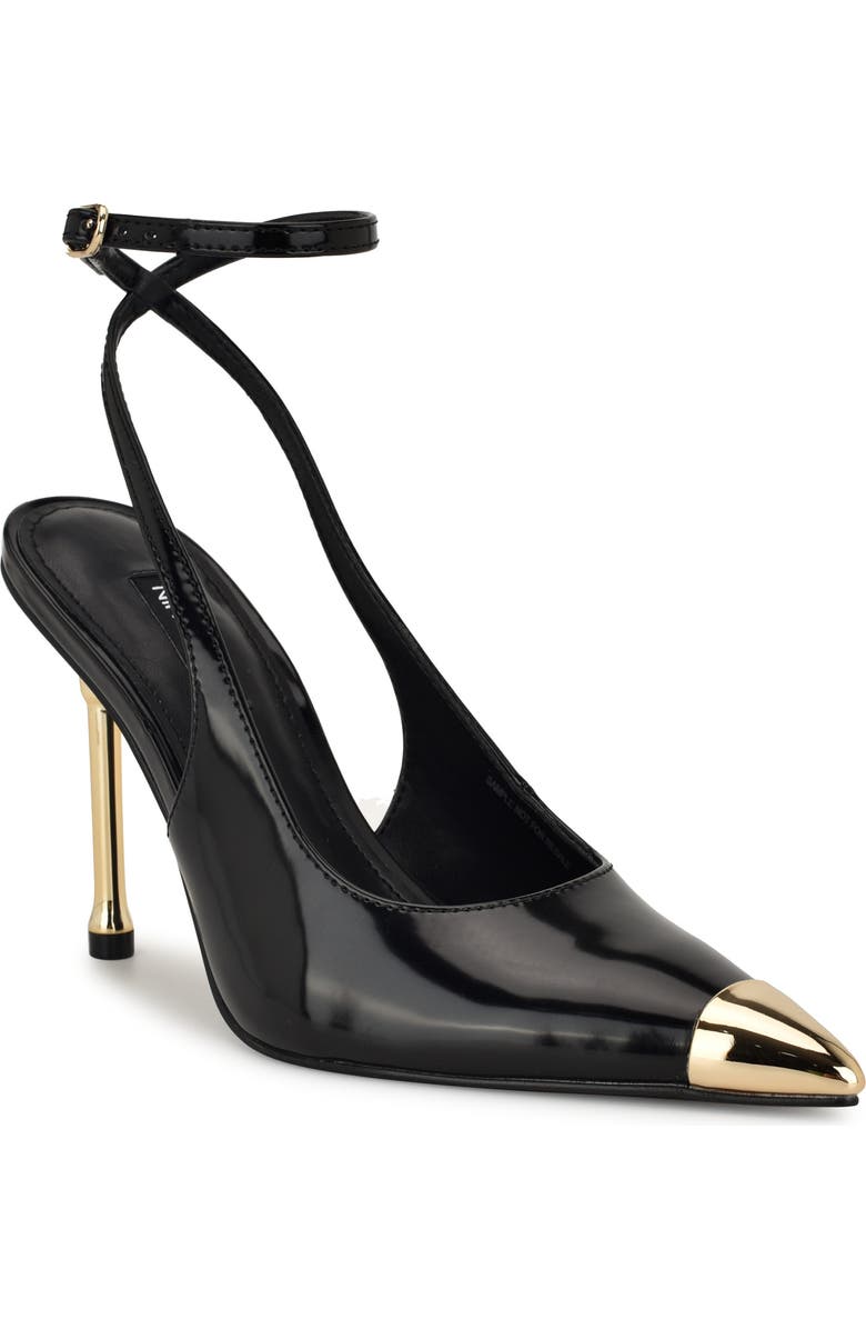 Nine West Monroh Pointed Cap Toe Pump, Main, color,