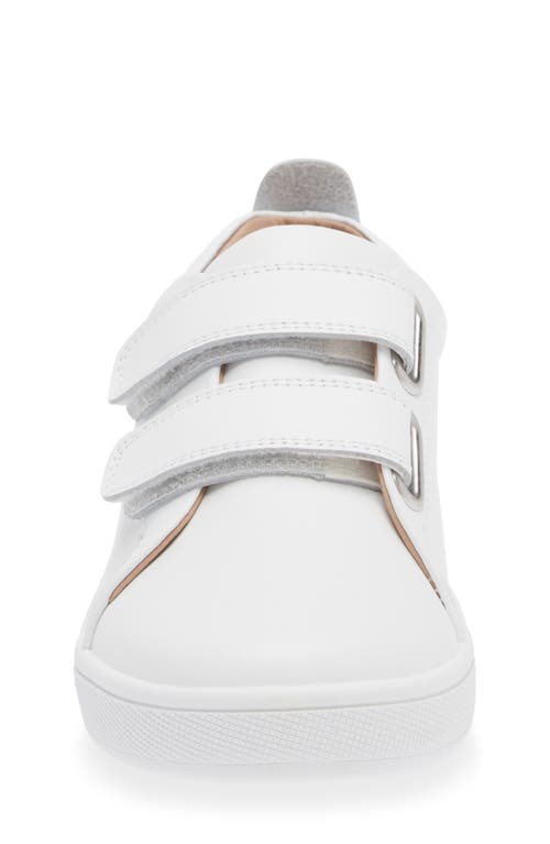 Shop Old Soles Kids' Leather Sneaker In Snow
