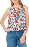 Vince Camuto Sleeveless Peplum Top