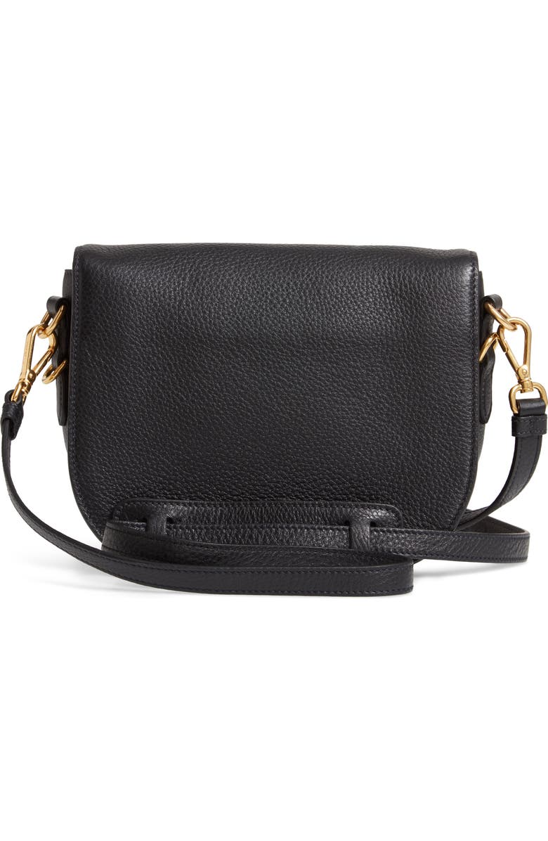 Prada Daino Messenger Leather Crossbody Bag, Alternate, color,