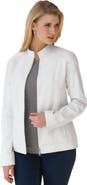 Jessica London Zip Front Leather Jacket