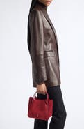 Christian Louboutin Mini Bettina Crosta Suede Tote
