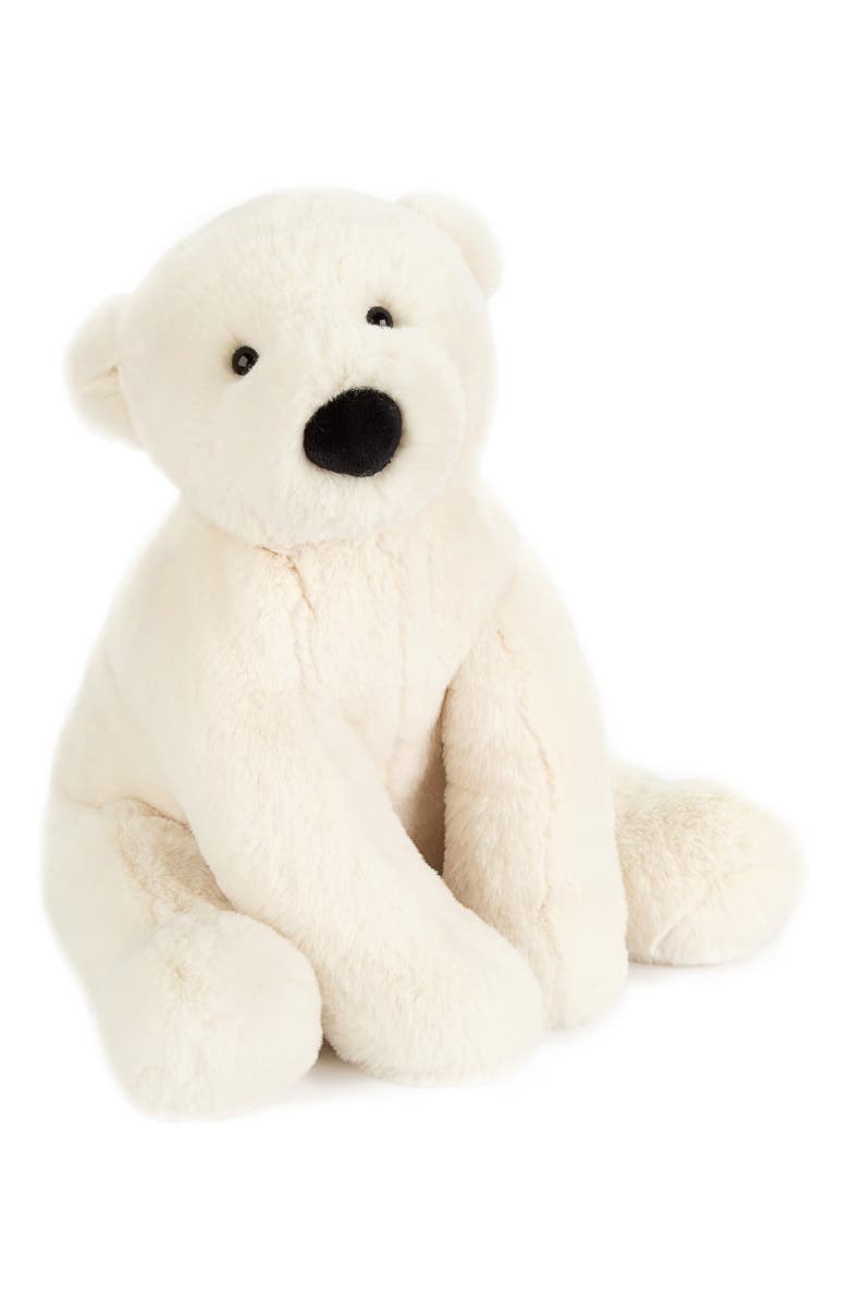 Jellycat Large Perry Polar Bear Stuffed Animal, Main, color,