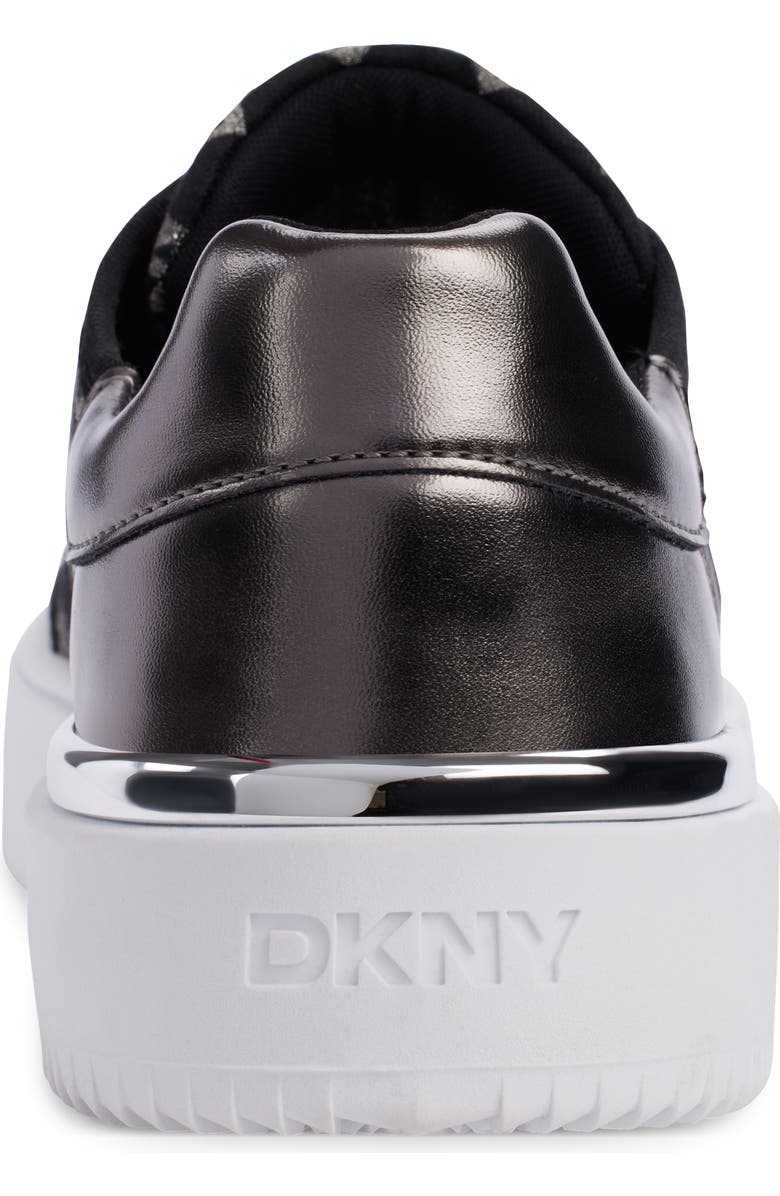 DKNY Bradley Metallic Logo Platform Sneaker, Alternate, color,