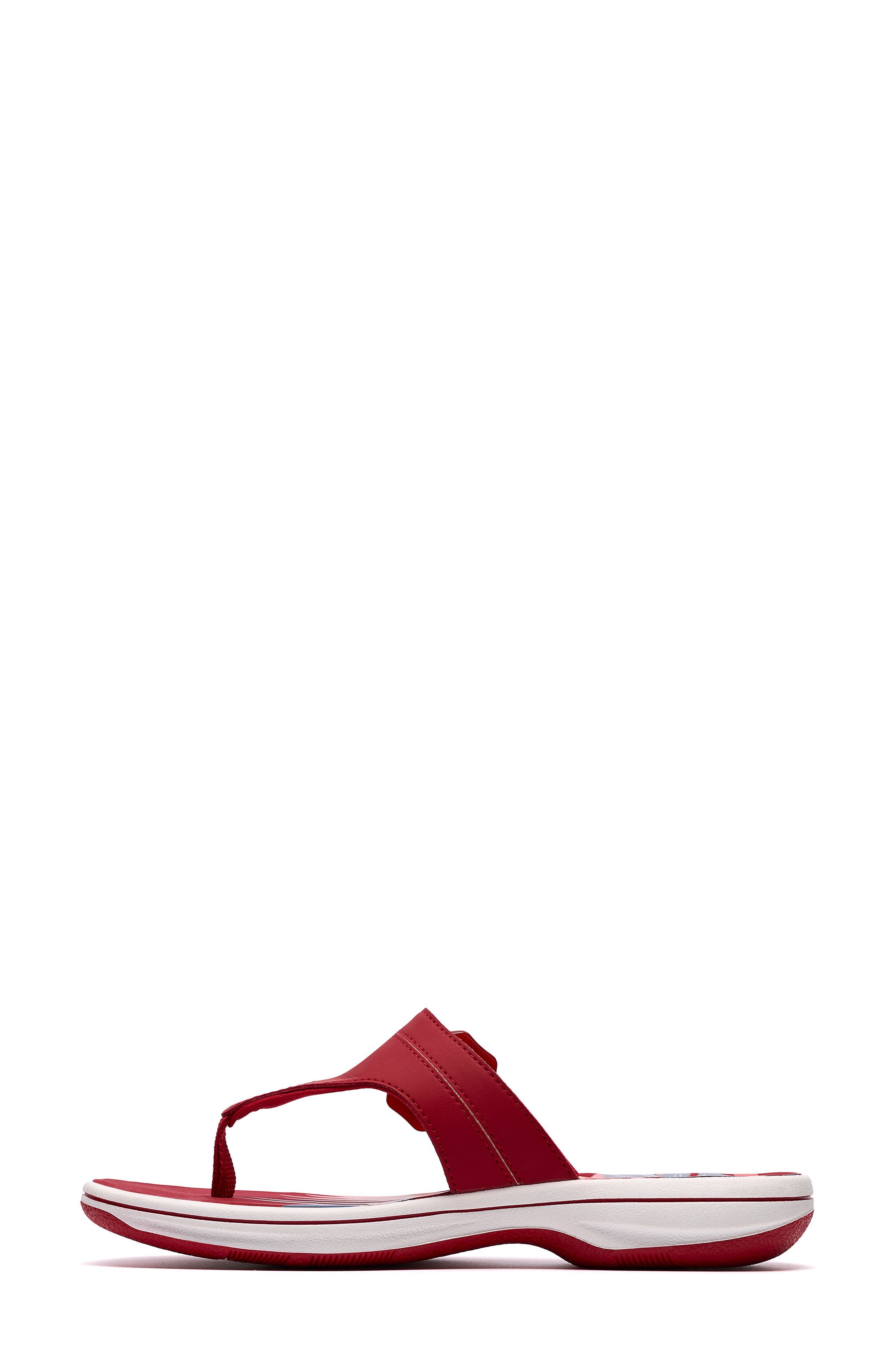 Breeze Cove Flip Flop, Alternate, color, CHERRY