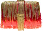 Simitri Tassel Ombre Clutch