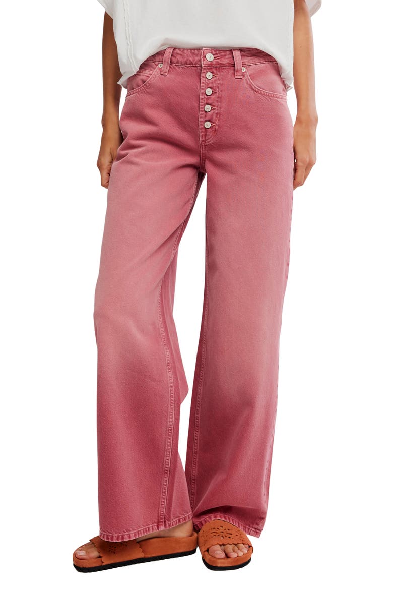 Nia Exposed Button Boyfriend Jeans, Main, color, BAROQUE