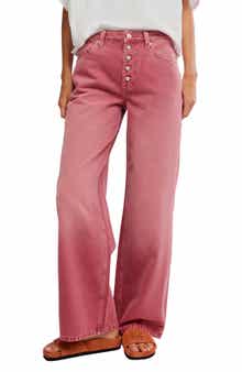 Nia Exposed Button Boyfriend Jeans