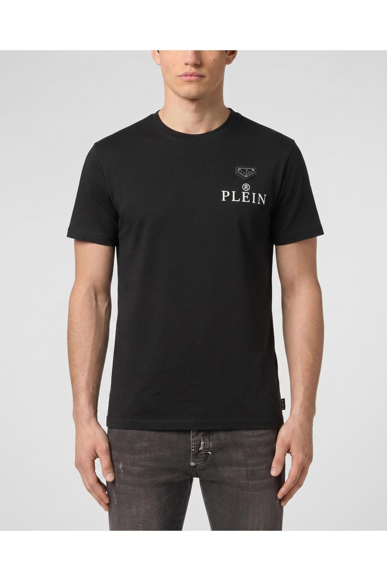 Jersey T-Shirt Plein R Men, Main, color, black