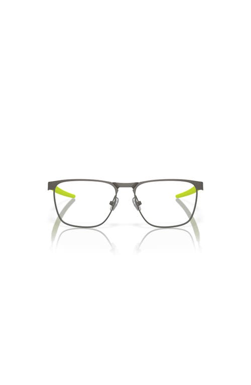Oakley 49mm Rectangle Optical Glasses In Gray
