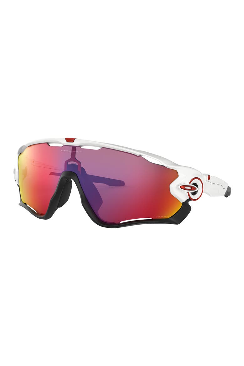 Jawbreaker™ 31mm Prizm™ Shield Sunglasses, Alternate, color, WHITE