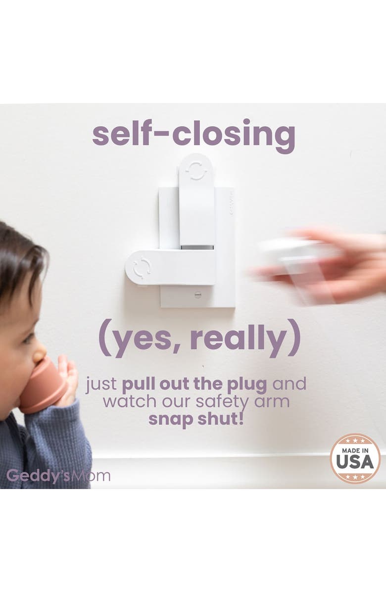 Geddy's Mom Selfclosing Outlet Safety Cover Babyproof, Alternate, color, 