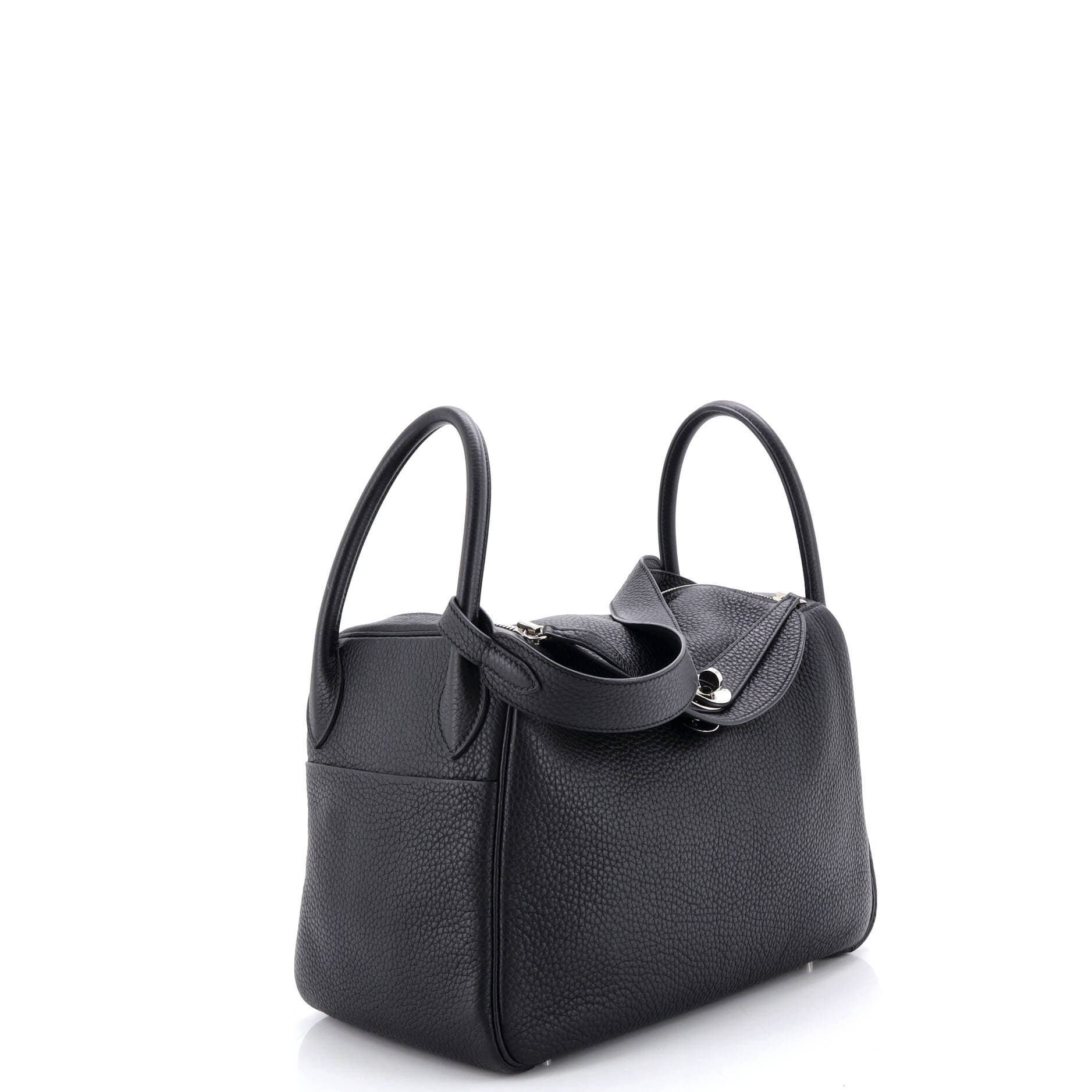 Pre-Owned Hermes Lindy Bag Clemence 30, Alternate, color, Noir