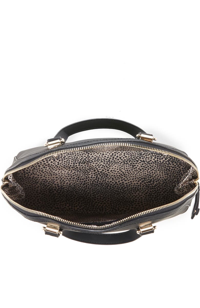 Sole Society Dwani Faux Leather Satchel, Alternate, color,