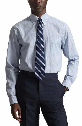 Classic Fit Check Cotton Poplin Button-Down Shirt