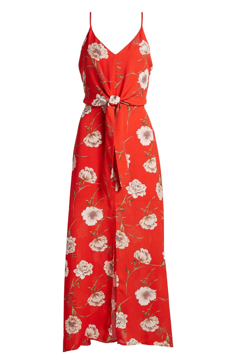 All in Favor Floral Print Maxi Dress, Alternate, color,