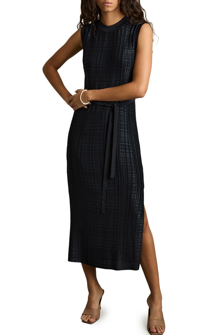 Jules Sleeveless Dress, Main, color, NAVY