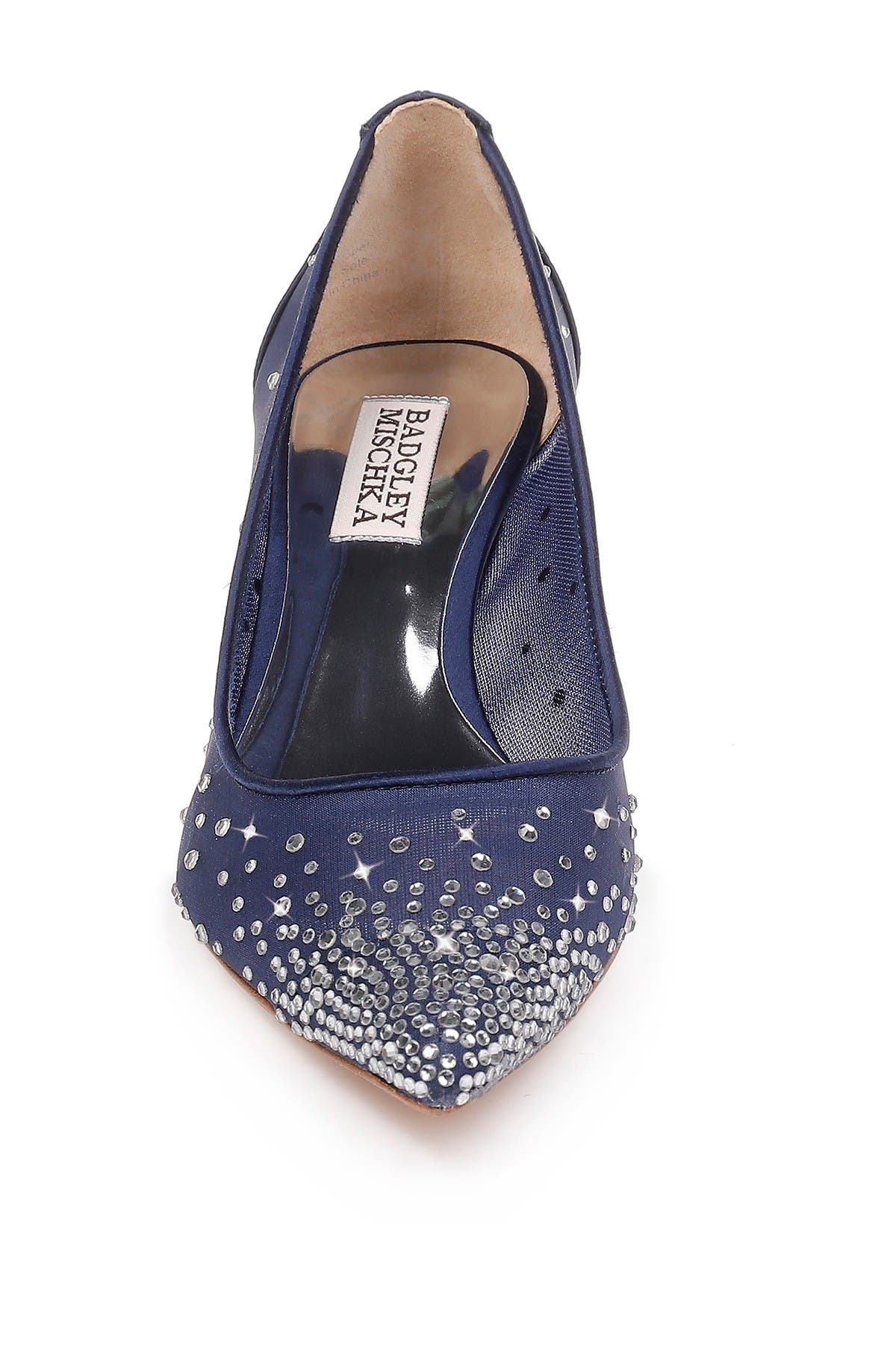 Badgley Mischka Collection Felicity Crystal Embellished Pump (Women ...