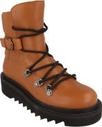 FERRAGAMO Elimo Leather Hiker Boot