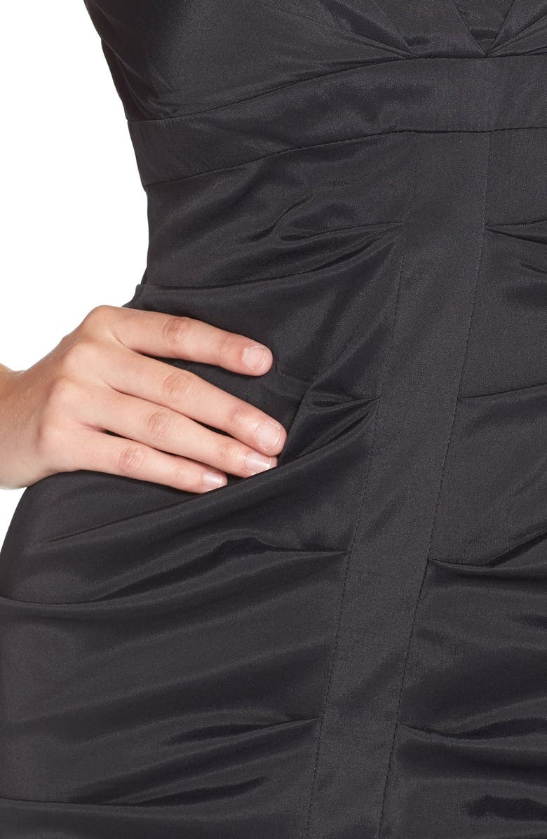 Xscape Evenings Xscape Ruched Taffeta Mermaid Gown, Alternate, color,