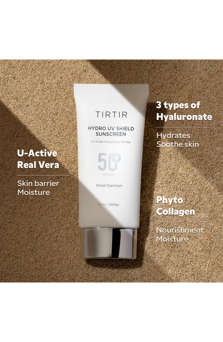 TIRTIR Hydro UV Shield Sunscreen SPF 50+, Alternate, color, White