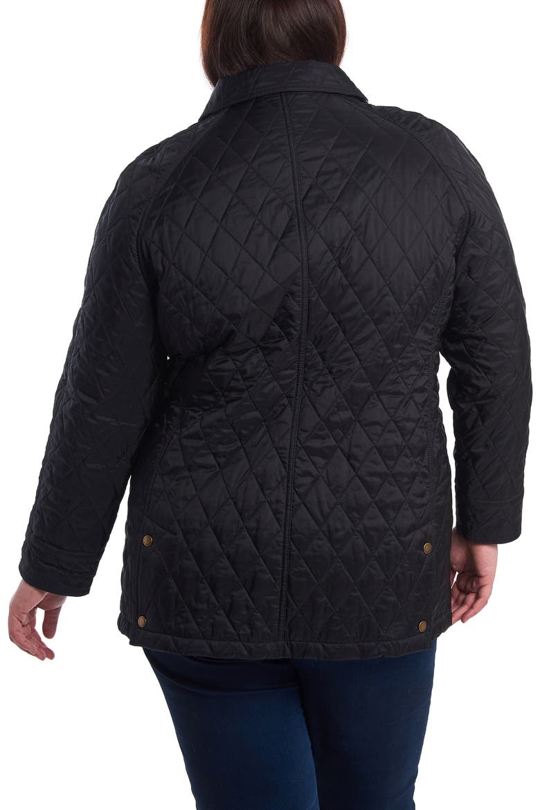 Beadnell Summer Quilted Jacket, Alternate, color, BLACK