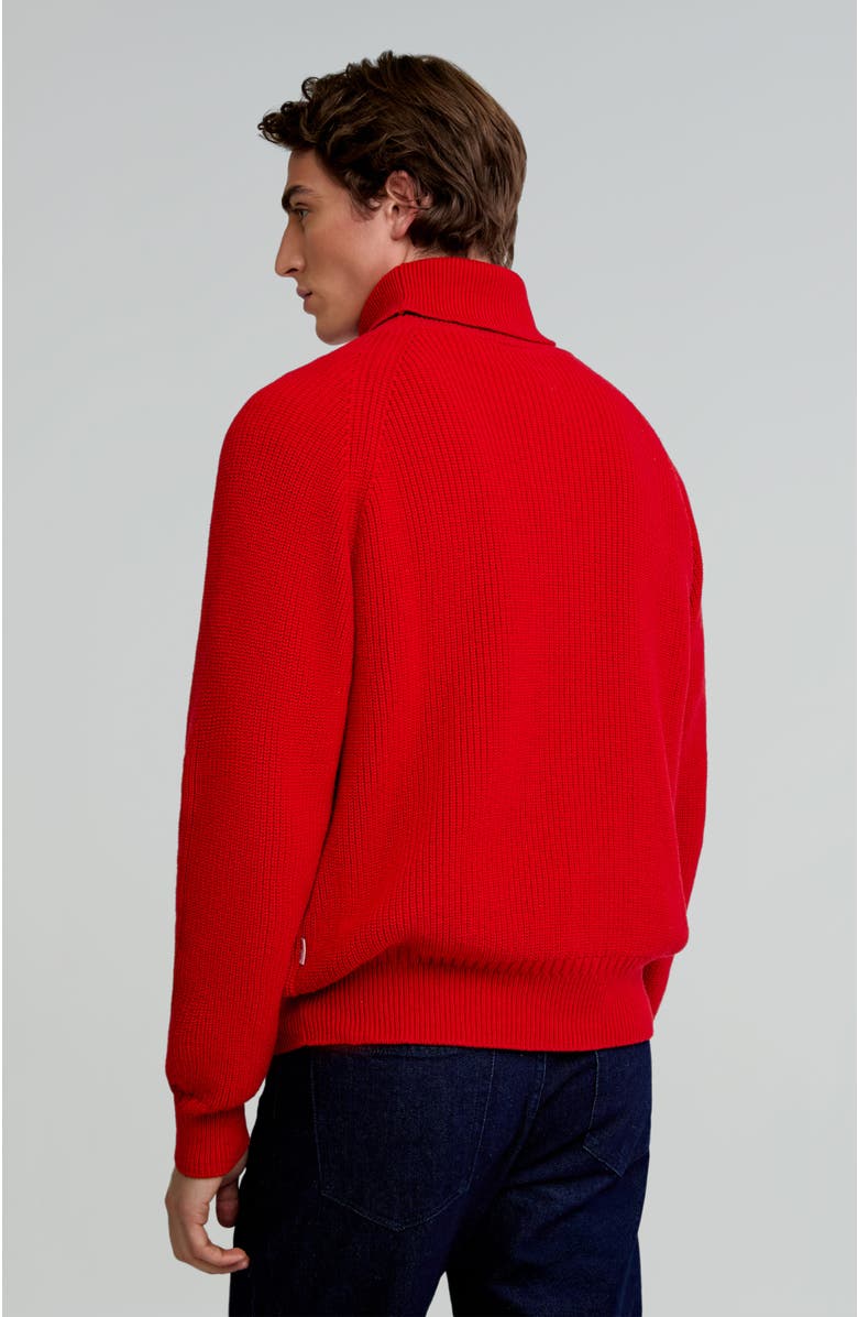 Scalpers Bowie Roll Neck Tricot, Alternate, color, Red