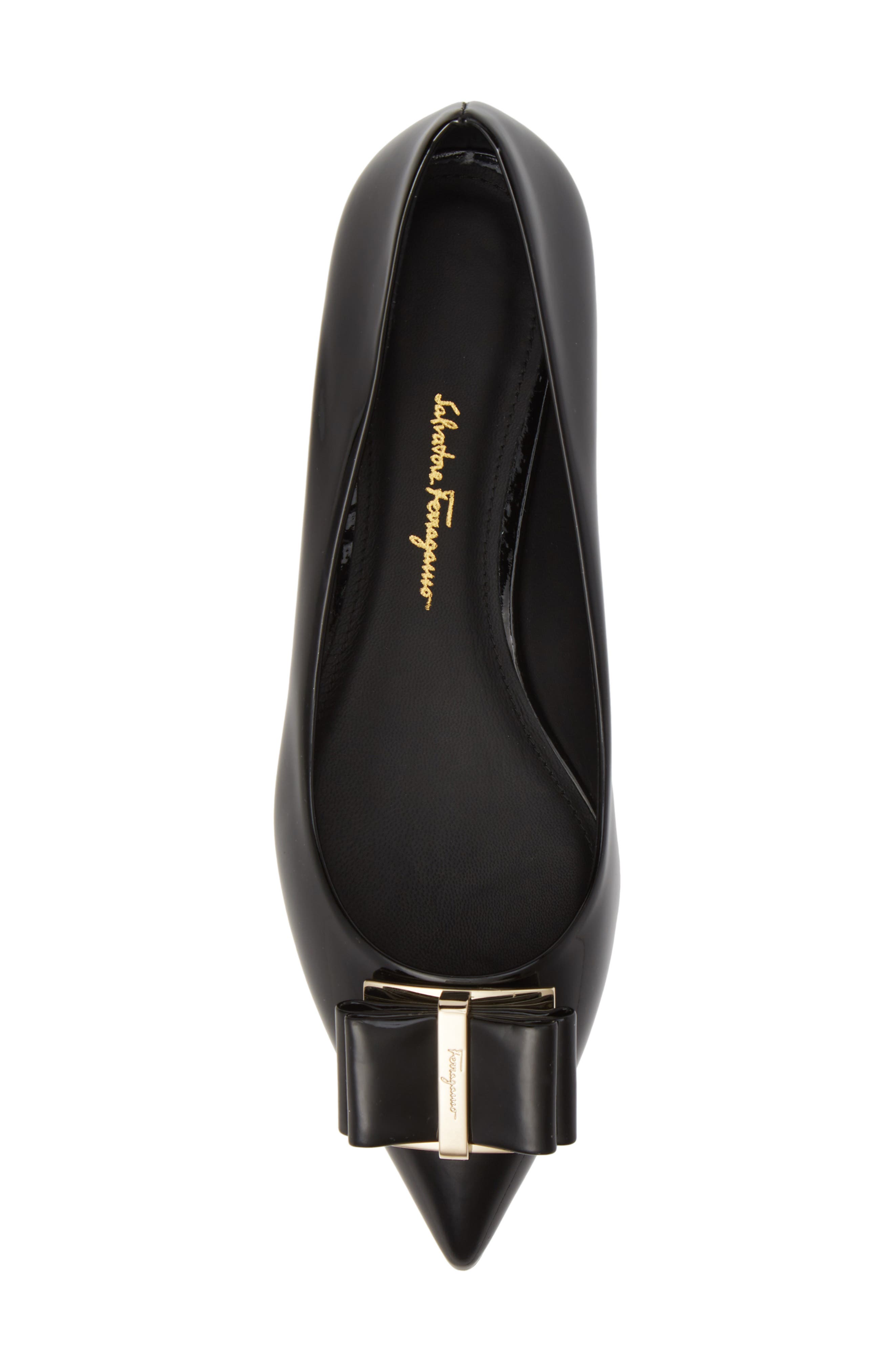 FERRAGAMO Salvatore Ferragamo Zeri Pointy Toe Flat, Alternate, color, 