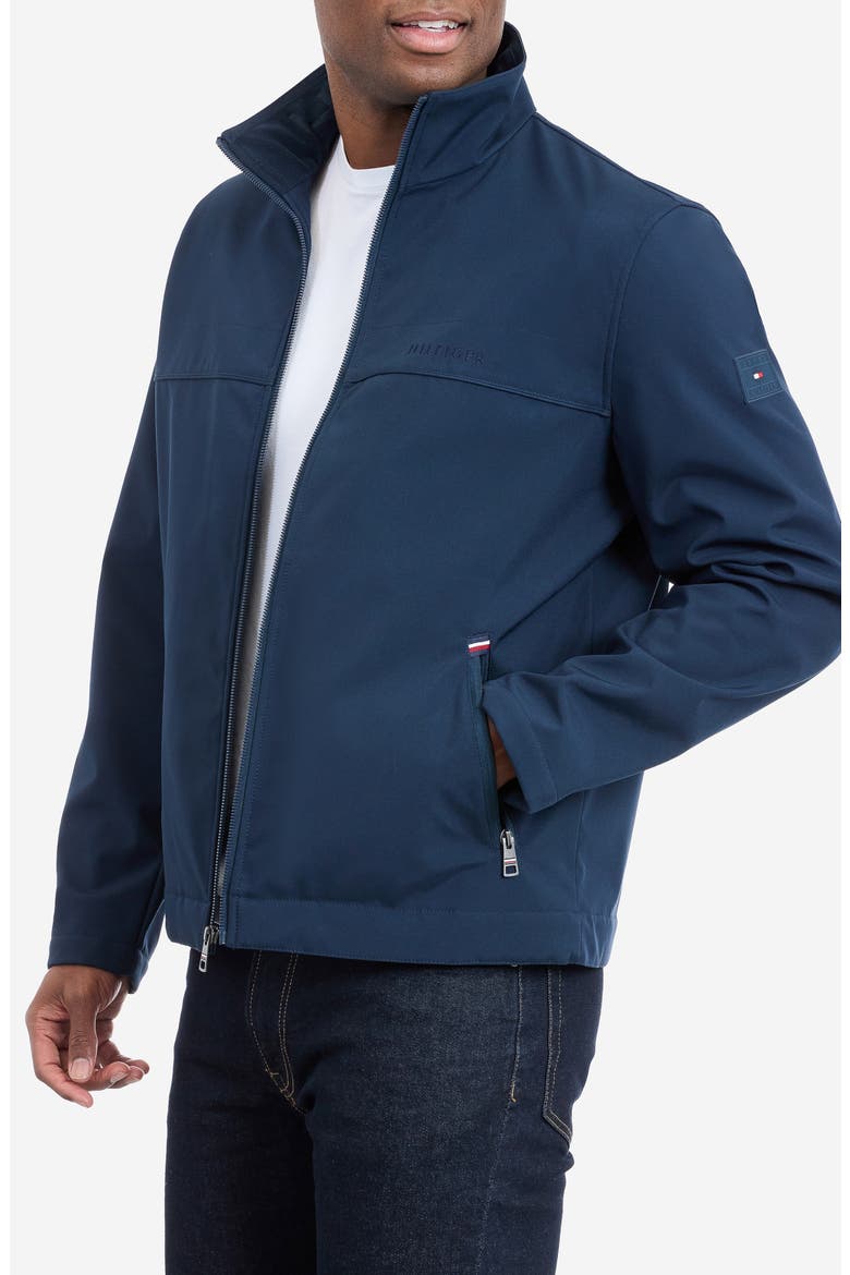 Water Resistant Softshell Jacket, Alternate, color, MIDNIGHT
