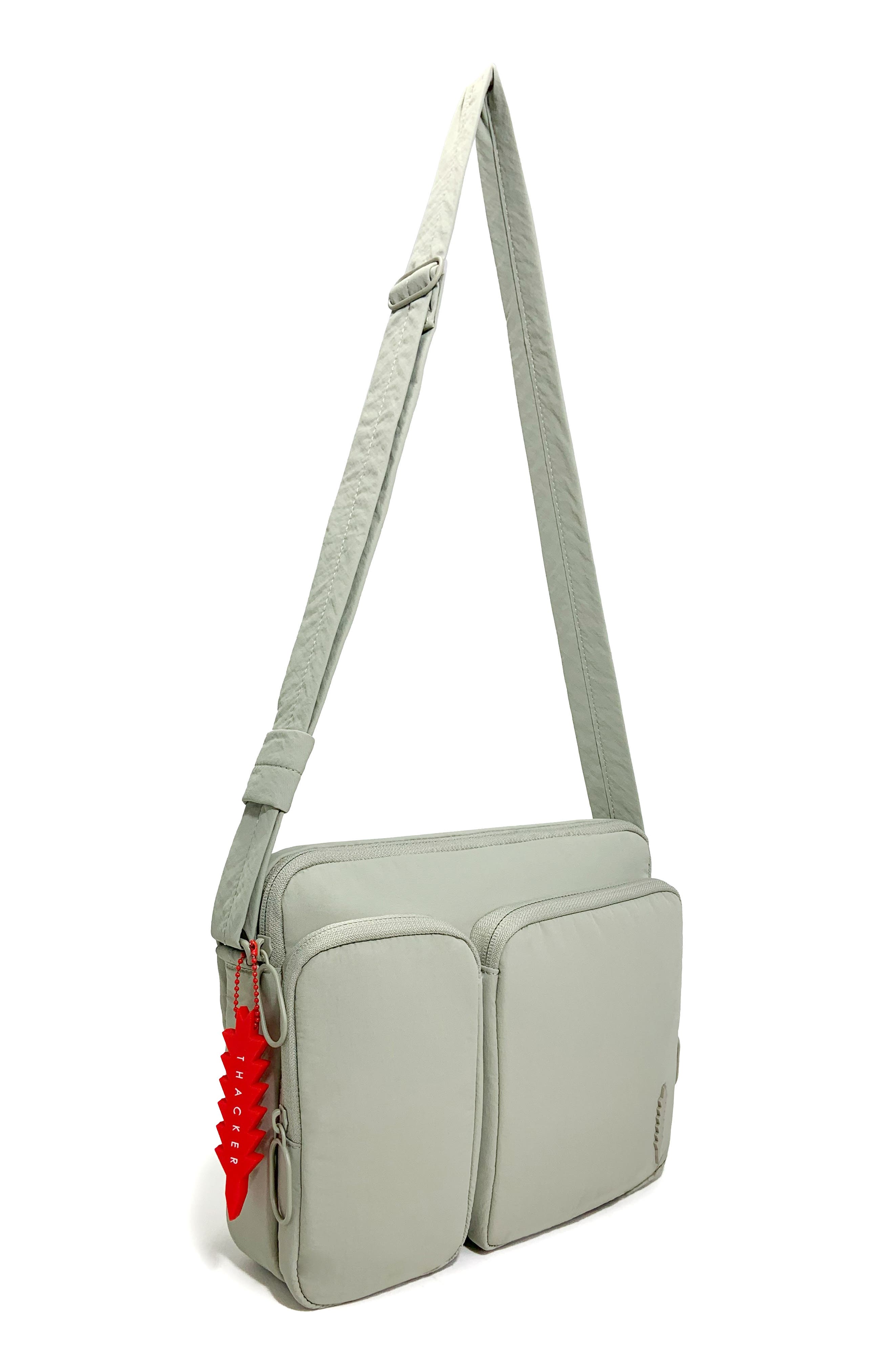 Thacker Kacy Nylon Crossbody Bag, Alternate, color, Light Sage