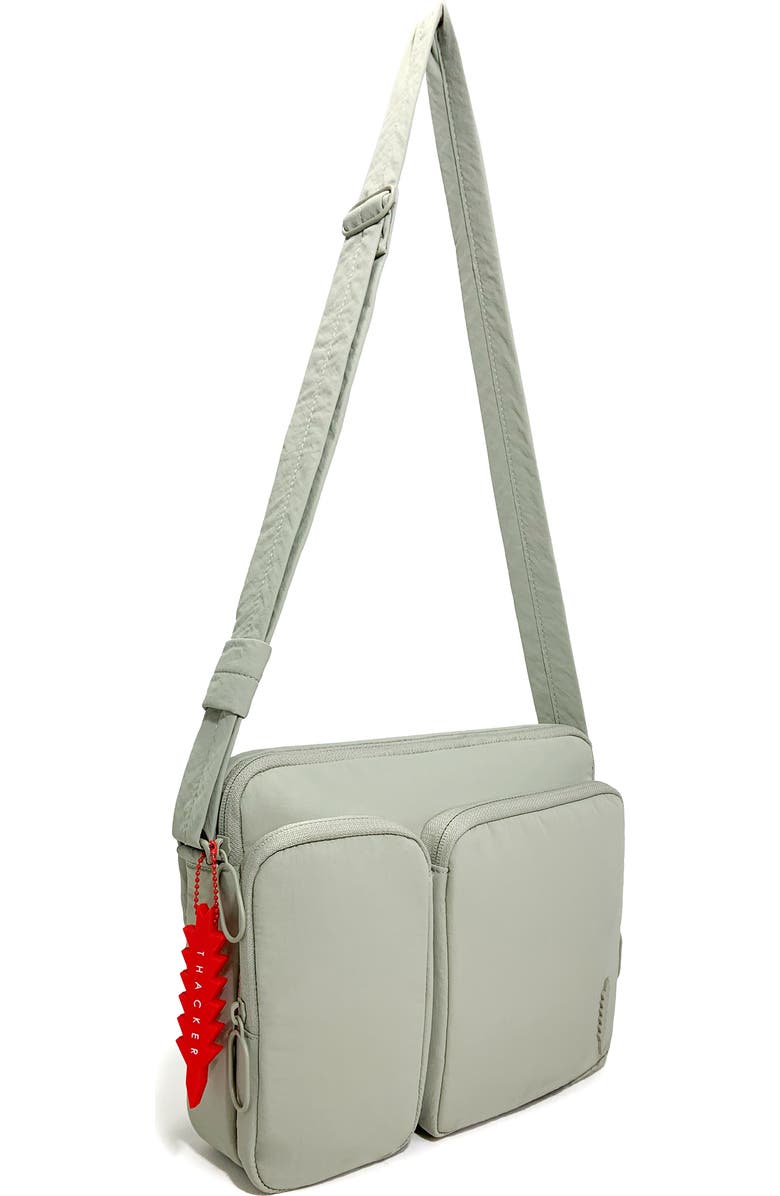 Thacker Kacy Nylon Crossbody Bag, Alternate, color, Light Sage