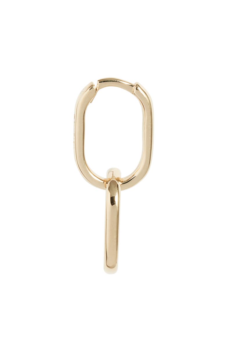 Anzie Double Paper Clip Hoop Earrings, Alternate, color, Gold