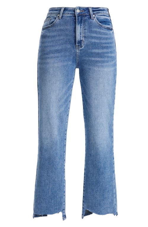 Bayeas Kristy High Waist Step Hem Ankle Straight Leg Jeans