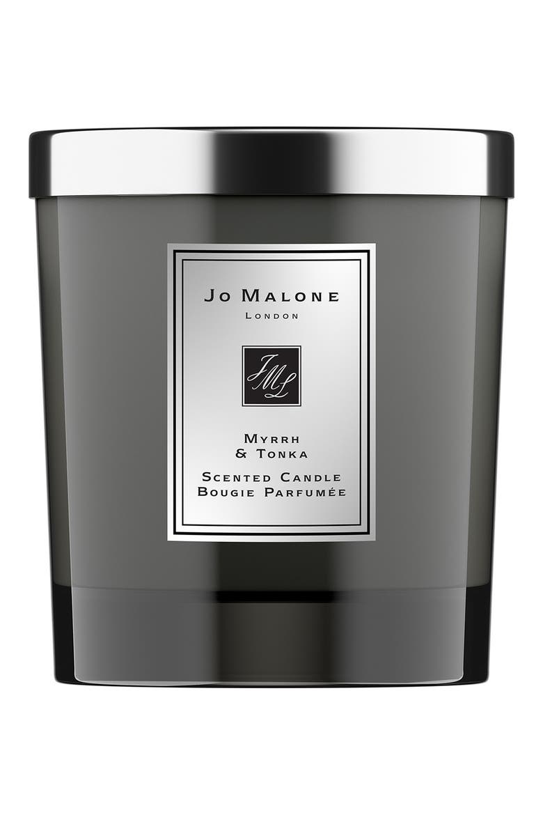Myrrh & Tonka Scented Home Candle, Main, color, NO COLOR