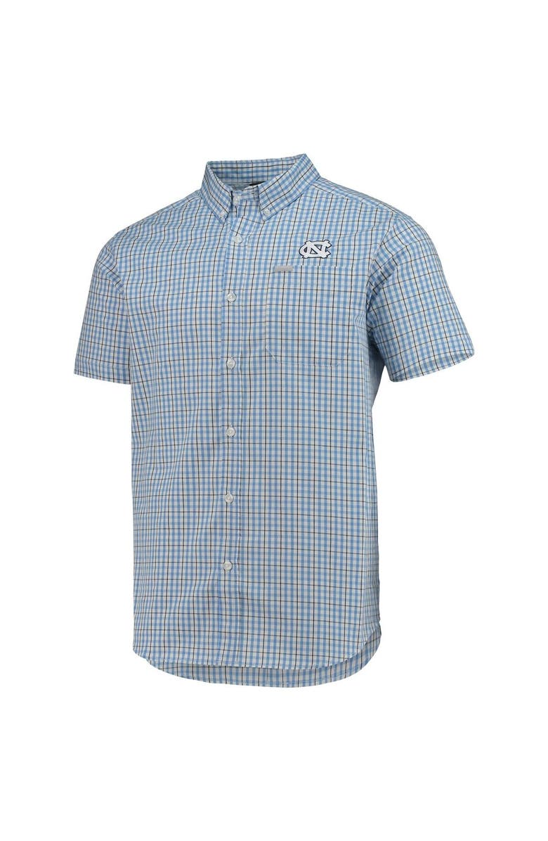 Columbia Men's Columbia Carolina Blue North Carolina Tar Heels Rapid Rivers Logo Button-Down Shirt, Alternate, color, 